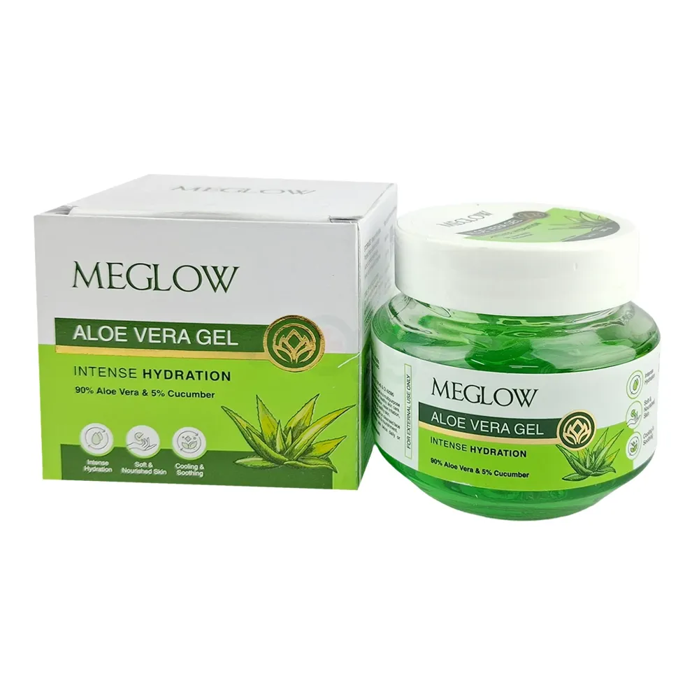 MEGLOW Aloe Vera Gel 100g – Aloe Vera & Cucumber for Intense Hydration
