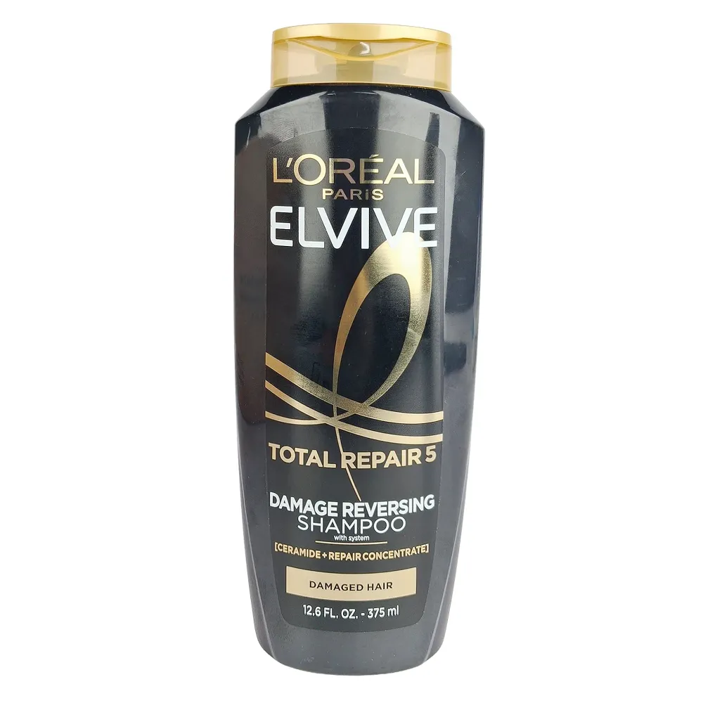 L’Oréal Paris Elvive Total Repair 5 Damage Reversing Shampoo – 375ml (Made in USA)