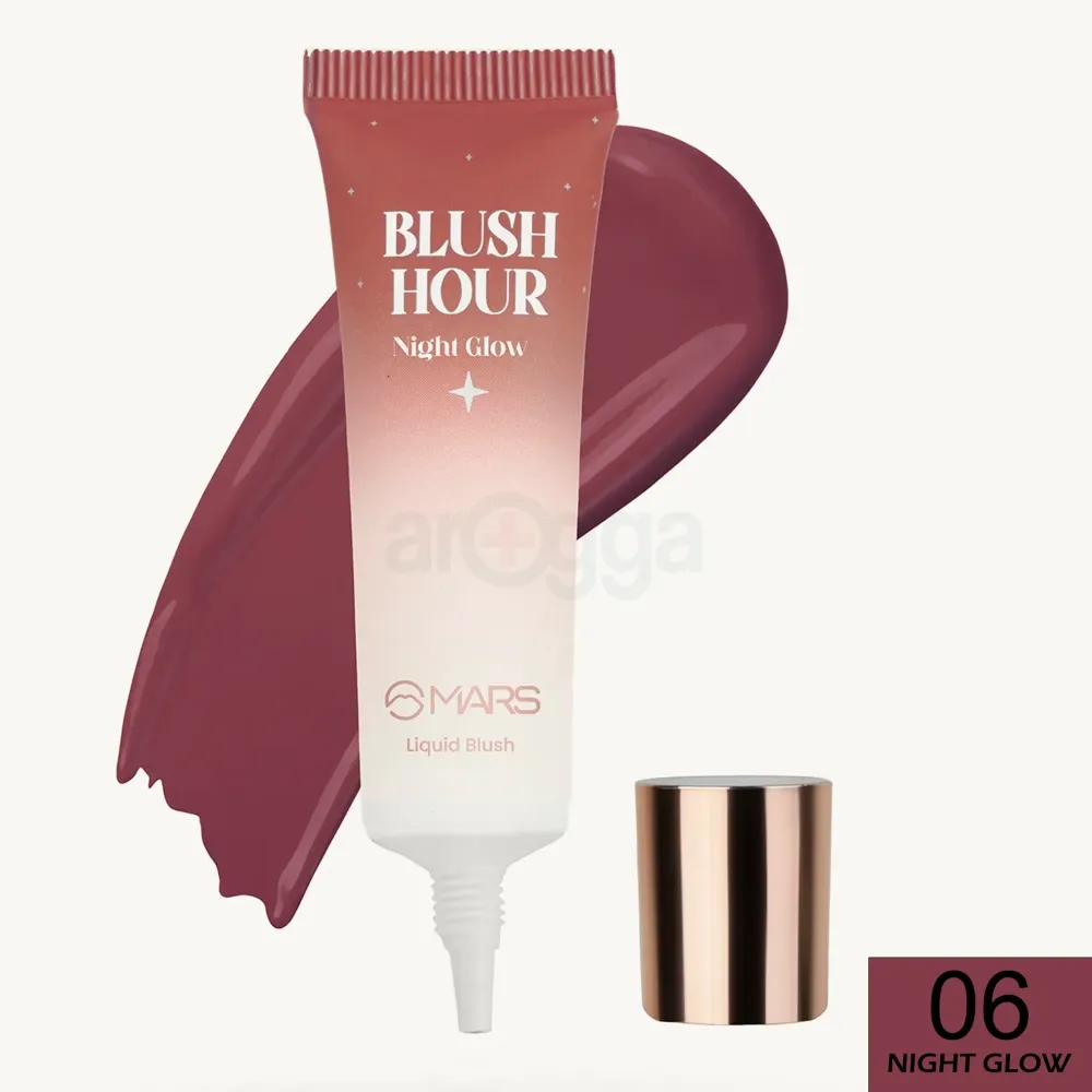 MARS Blush Hour Matte Finish Liquid Blush – Shade 06 Night Glow (12 ml)