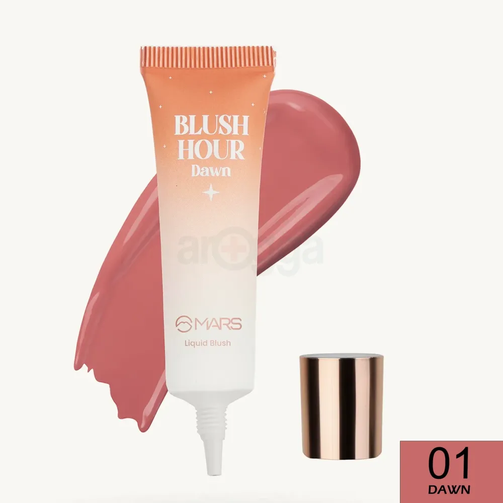 MARS Blush Hour Matte Finish Liquid Blush –Shade 01 Dawn (12 ml)