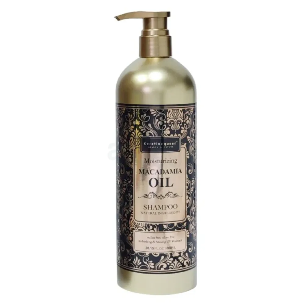 Keratine Queen Intense Moisturizing & Hair Repair Macadamia Oil Shampoo 800ml