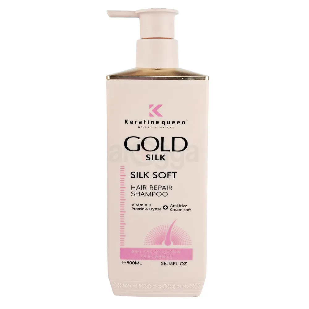 Keratine Queen Beauty & Nature Gold Silk Hair Repair Shampoo 800ml