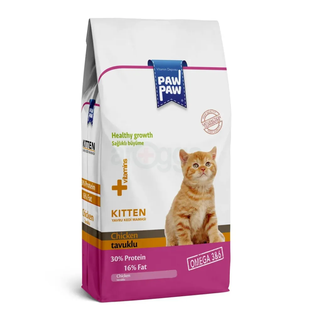 Paw Paw Dry Cat Food Kitten Chicken 7KG