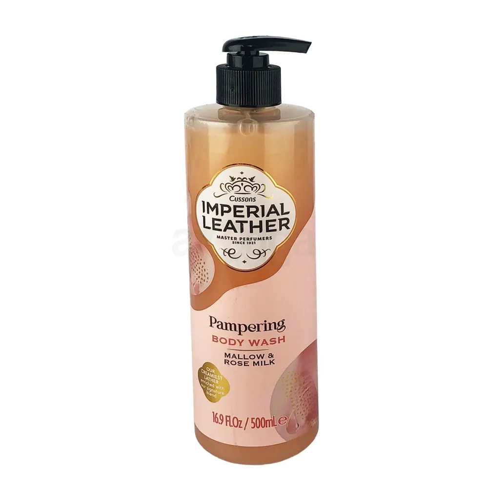 IMPERIAL LEATHER Pampering Body Wash Mallow & Rose Milk, 500ml