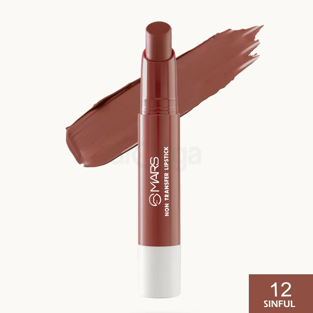 MARS Super Stay Non-Transfer Long Lasting Matte Lipstick – Sinful 12