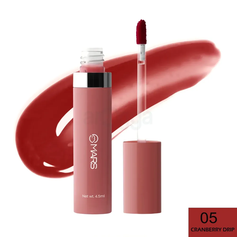 MARS Drip Long Lasting Glossy Finish Lip Mist – Cranberry Drip 05 (4.5ml)