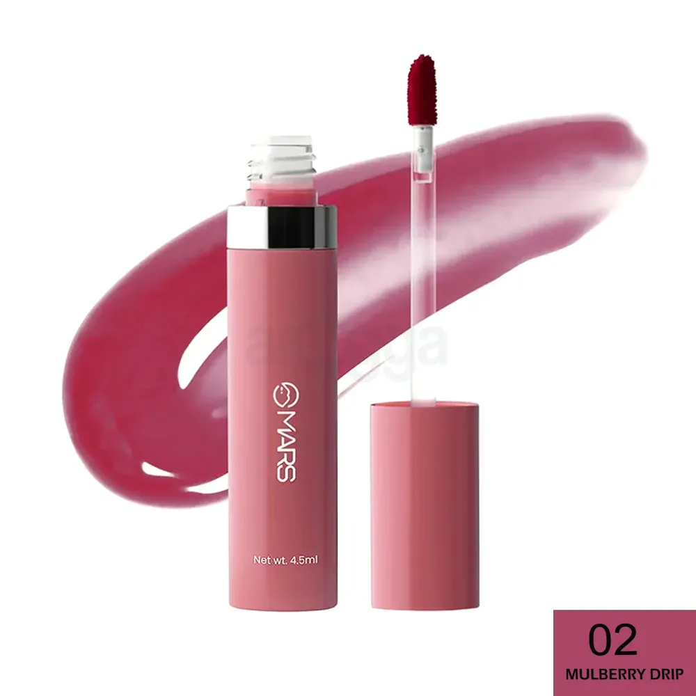 MARS Drip Long Lasting Glossy Finish Lip Mist – Mulberry Drip 02 (4.5ml)