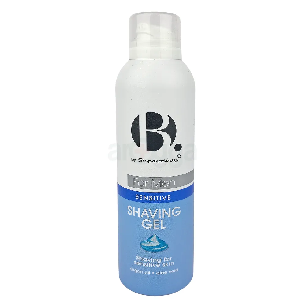 Superdrug B. Men Sensitive Shave Gel (190ml) – Made in UK