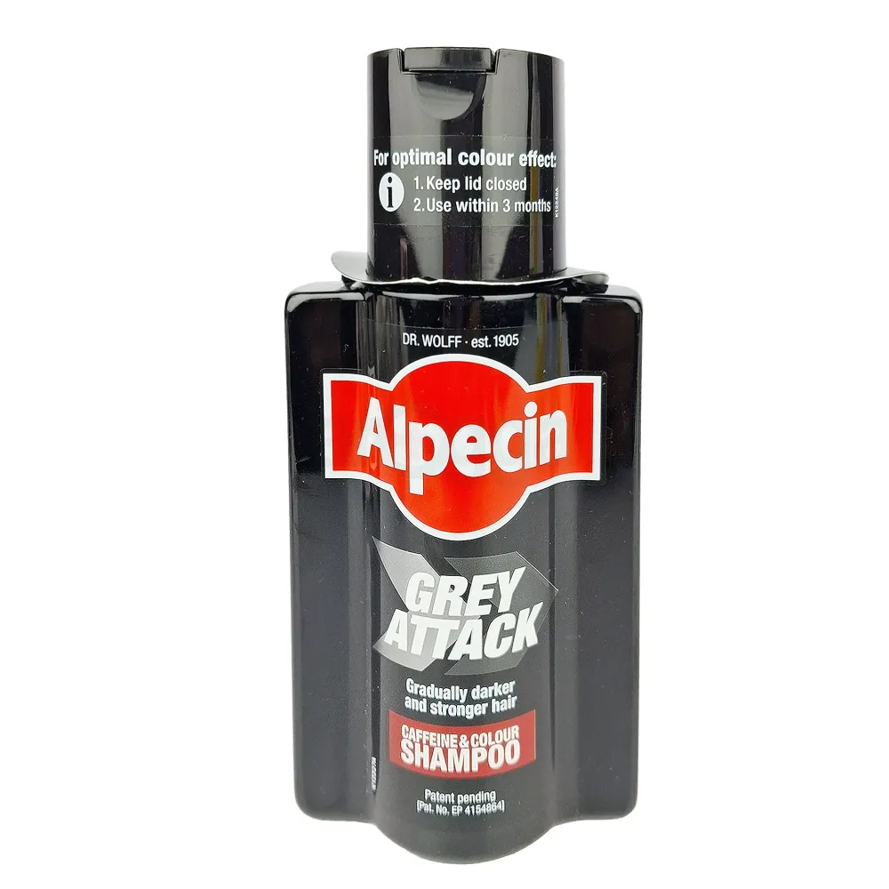 Alpecin Grey Attack Gradually Darker & Stronger Hair Caffeine & Colour Shampoo 200ml
