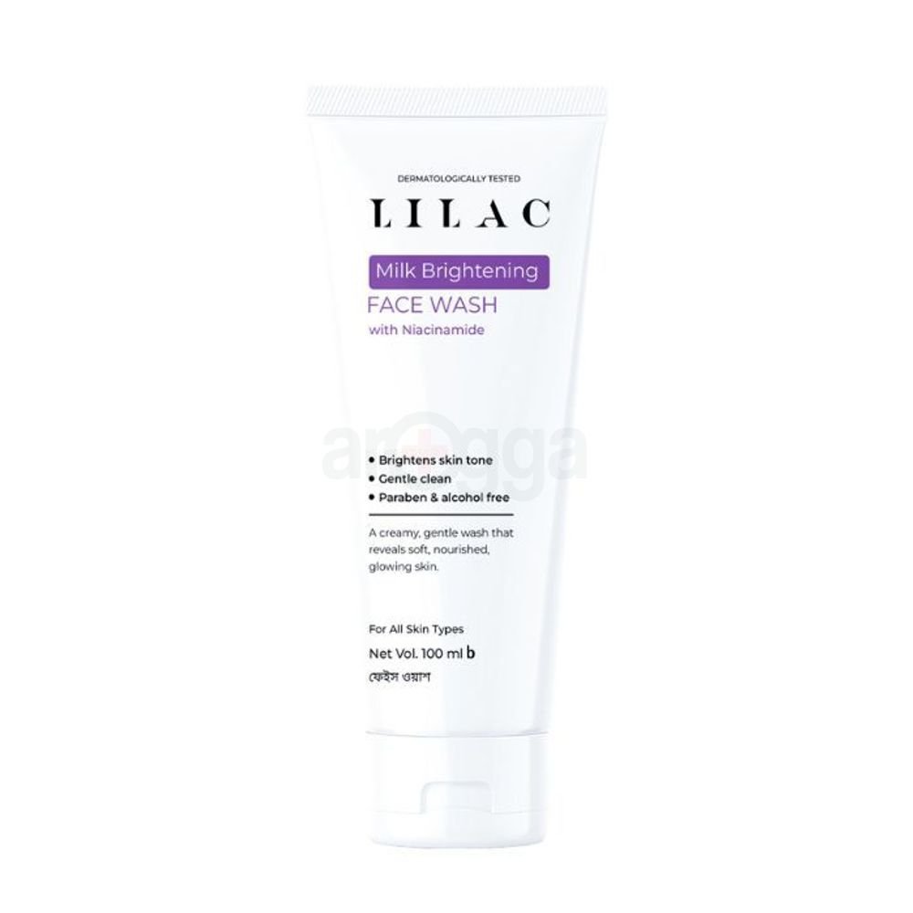 Lilac Milk Brightening with Niacinamide Face Wash 100ml