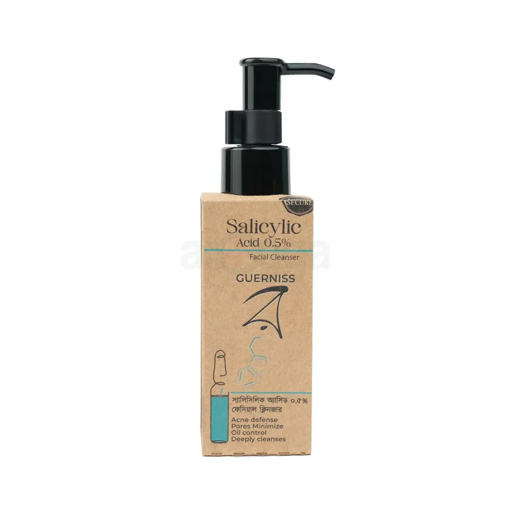 Guerniss Raw Salicylic Acid Facial Cleanser 0.5% 100ml