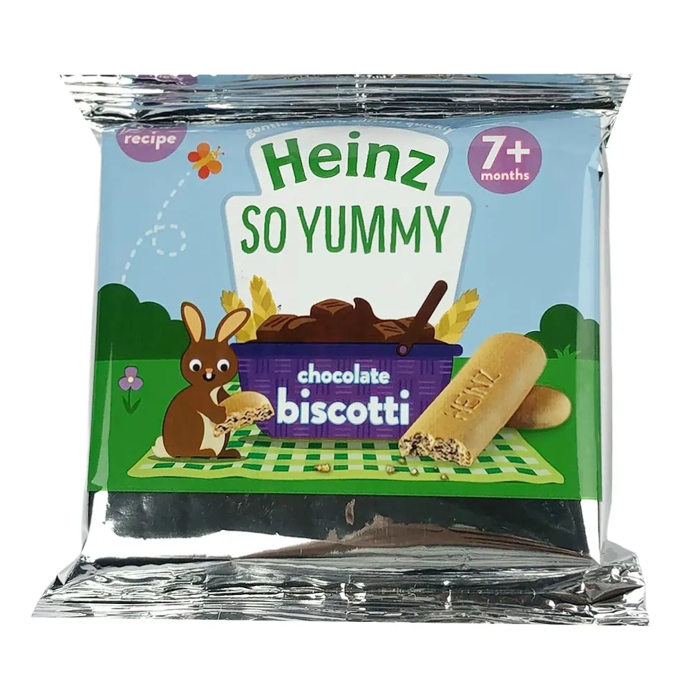 Heinz So Yummy Chocolate Biscotti 60g – Baby Food 7+ Months