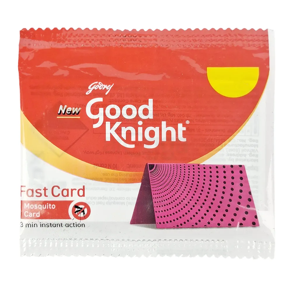 Godrej Good Knight Mosquito Fast Card – Instant Mosquito Repellent Cards (Pack of 10)