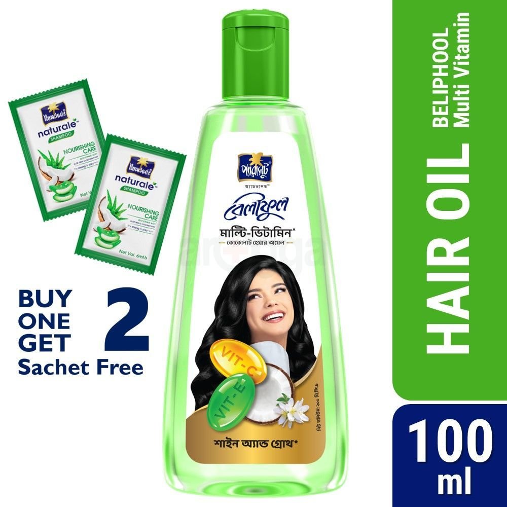 Parachute Hair Oil Advansed Beliphool Multivitamin 100ml (Sachet free)