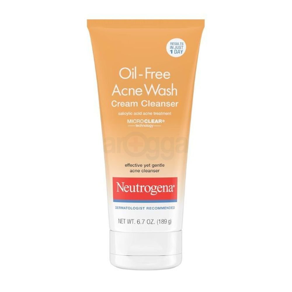 Neutrogena Oil-Free Acne Wash Salicylic Acid Cream Cleanser 189g