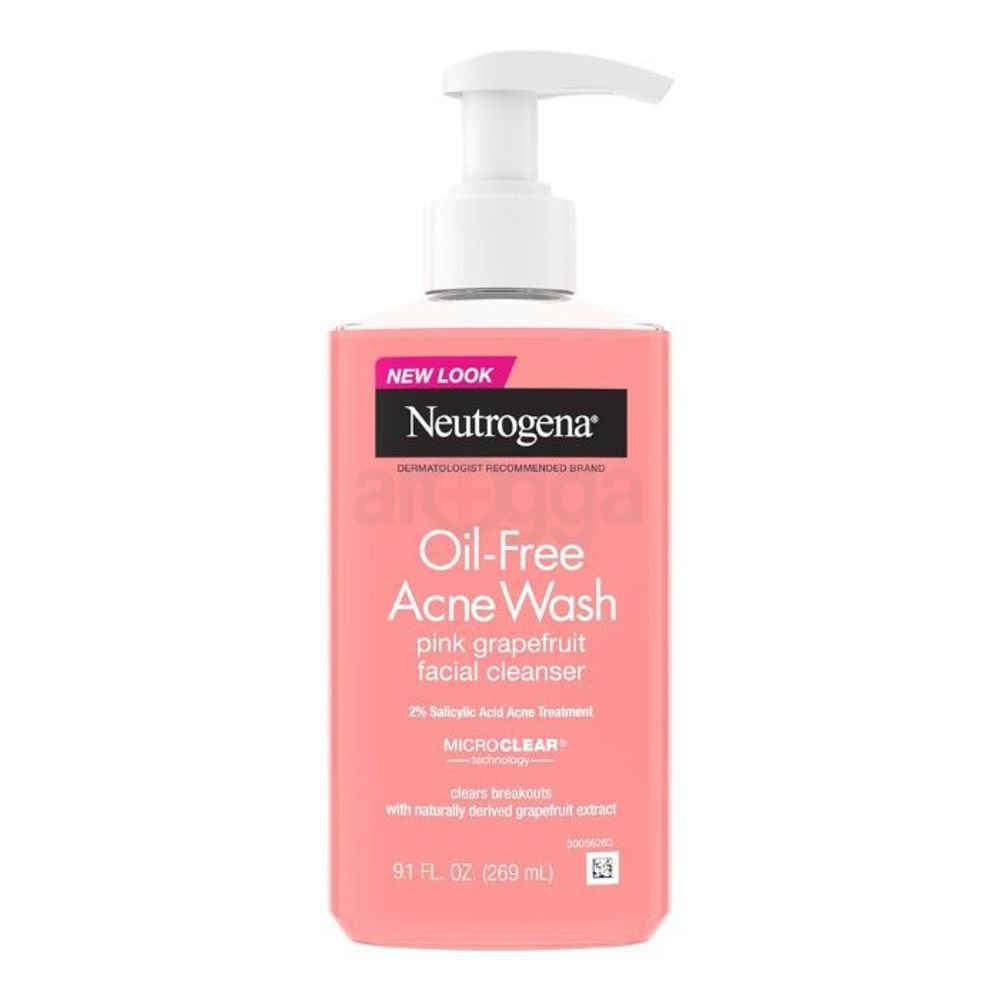 Neutrogena Pink Grapefruit Facial Cleanser Oil-Free Acne Wash 269ml