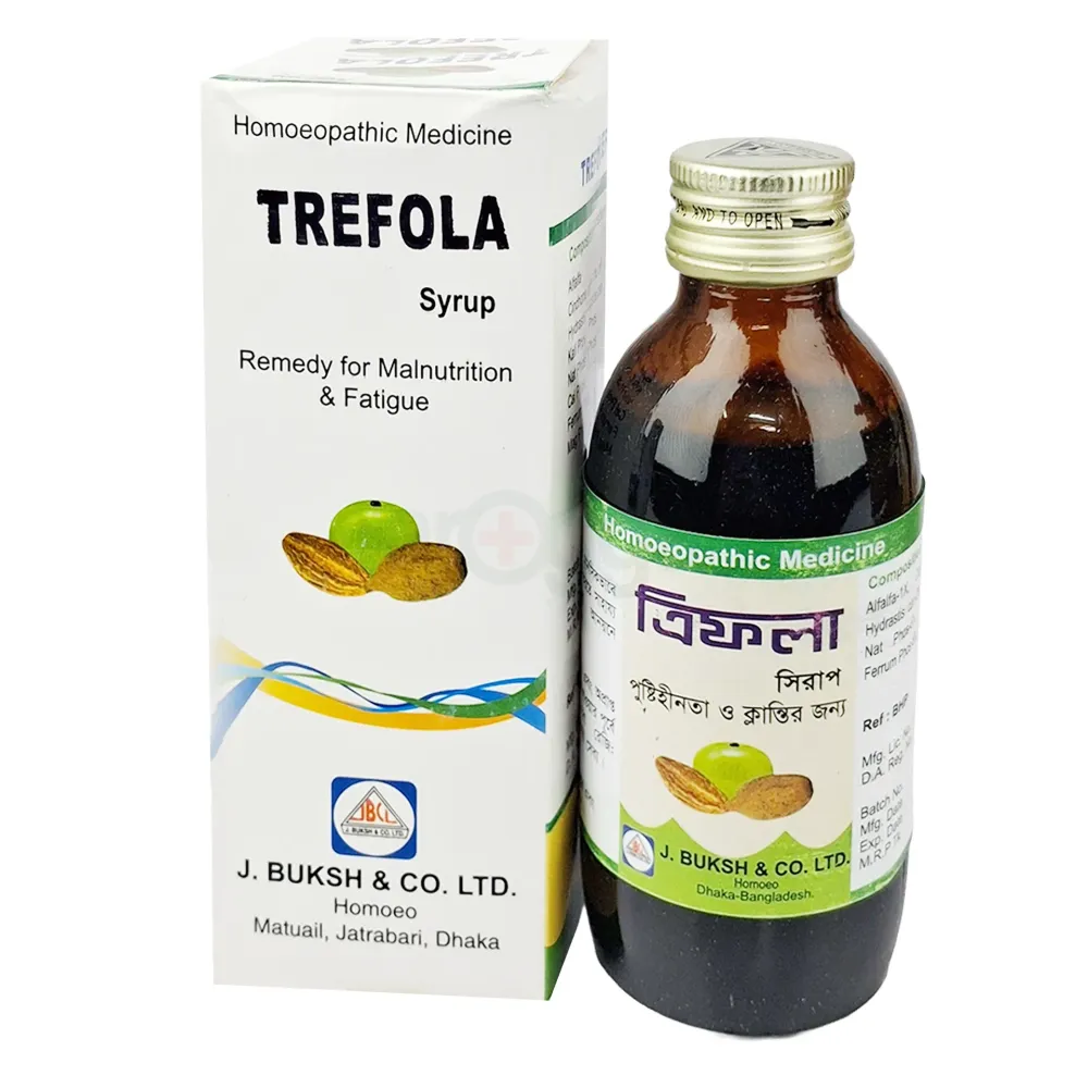 Trefola Syrup – Homeopathic Remedy for Malnutrition & Fatigue (100ml)