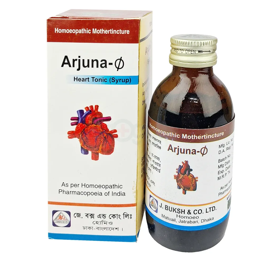 Arjuna Heart Tonic Syrup (Homoeopathic Mother Tincture) – 100ml