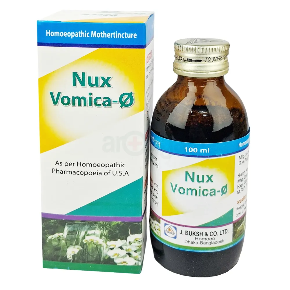 Nux Vomica Q – Homeopathic Tonic for Digestive Health & Constipation (100ml)