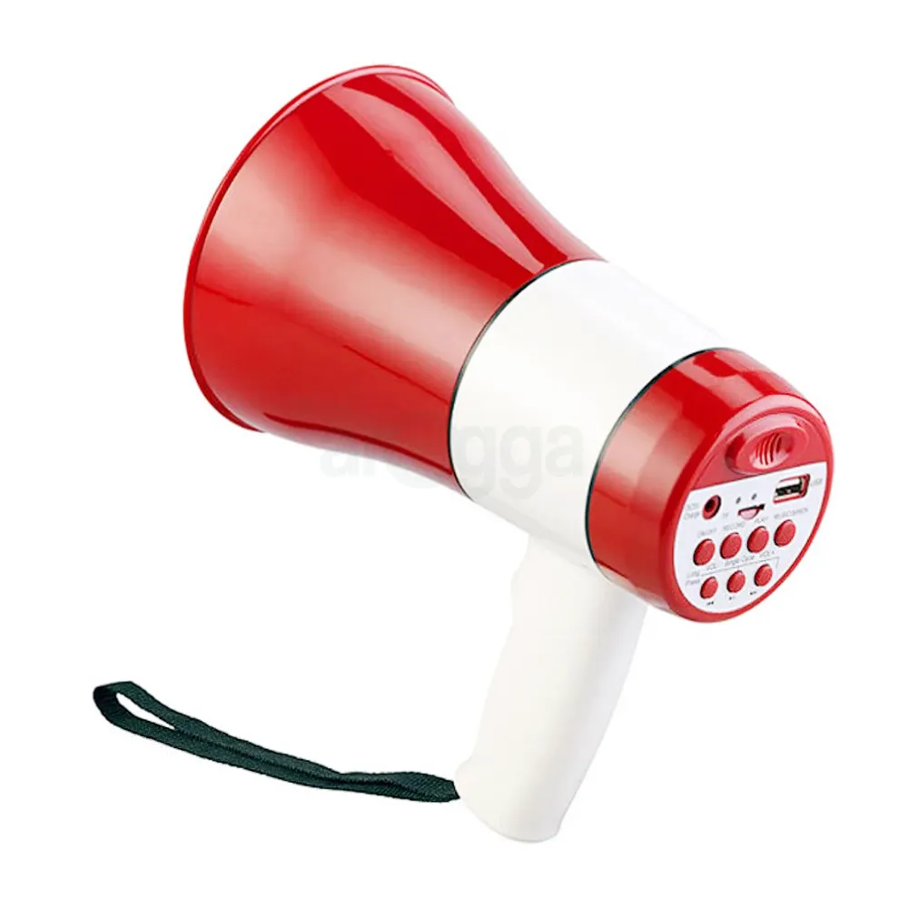 UNI-FAX Professional Audio 30W Handheld Megaphone Speaker with Bluetooth & Lithium Battery – Portable Outdoor PA System