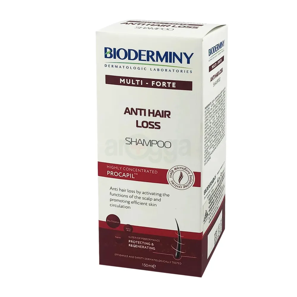 Bioderminy Multiforte Anti Hair Loss Shampoo 150ml – Procapil, Amino Acids & Peptides for Hair Strengthening