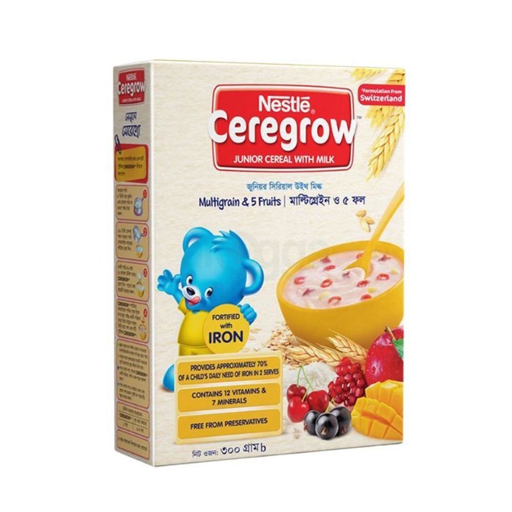 Nestle Ceregrow Junior Cereal with Milk 300g