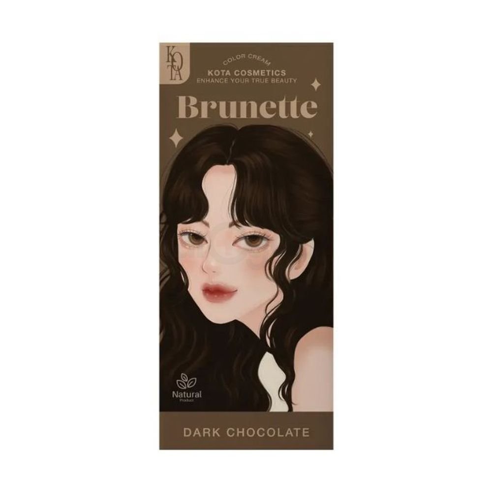 Kota Cosmetics Brunette Hair Color Dark Chocolate