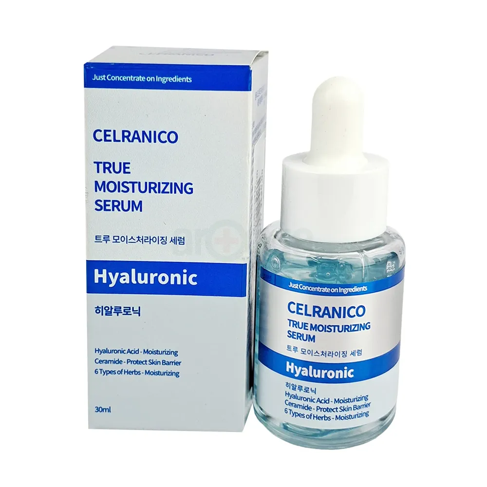 CELRANICO True Moisturizing Serum 30ml – Hyaluronic Acid, Ceramide & 6 Herbal Extracts