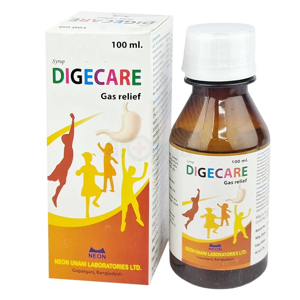 Digecare Gas Relief Syrup 100ml