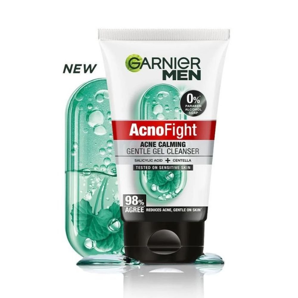 Garnier Men Acno Fight Gentle Gel Cleanser 150ml