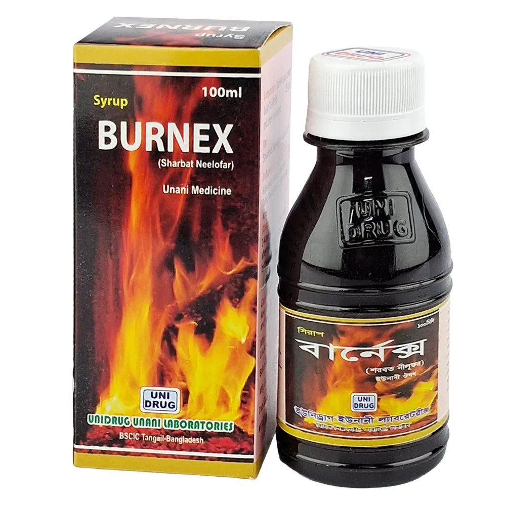 Burnex 100ml (Sharbat Neelofar)