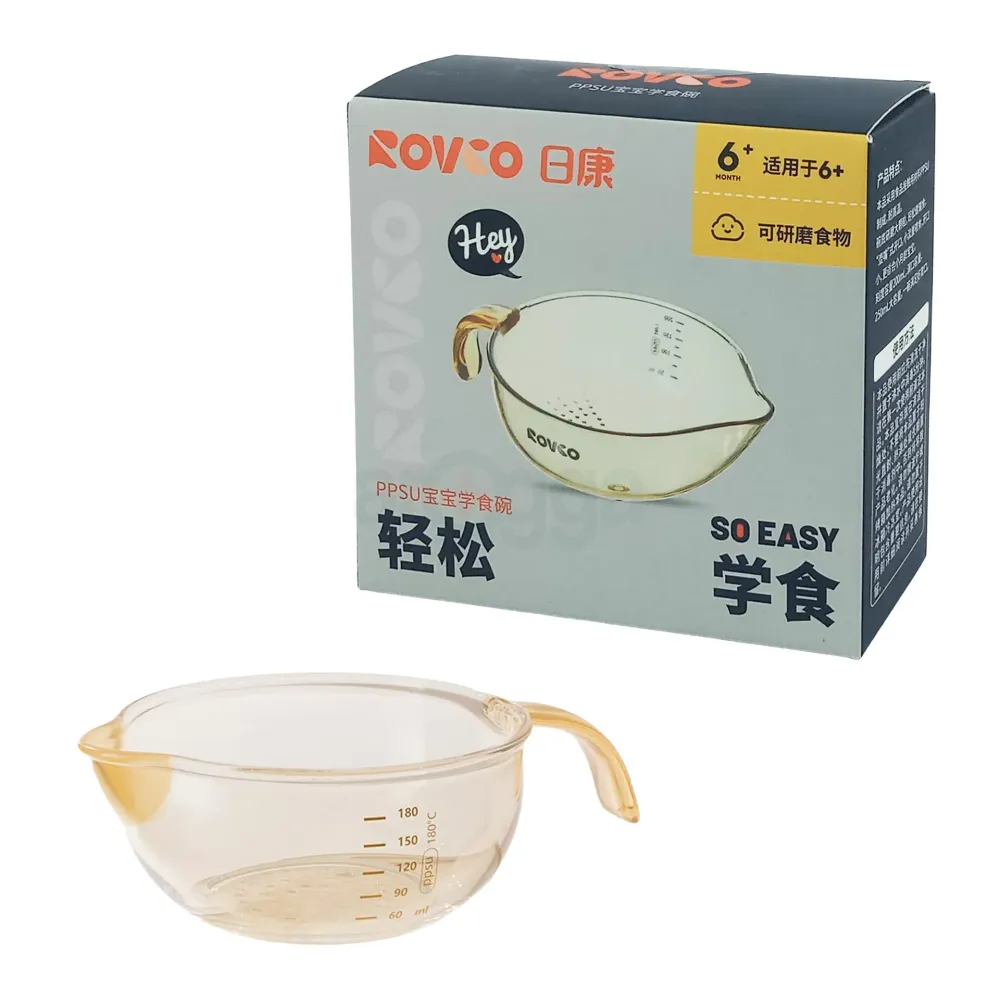 Rovco Baby Feeding Bowl  6+ Months – Multicolor (RK-C1018)
