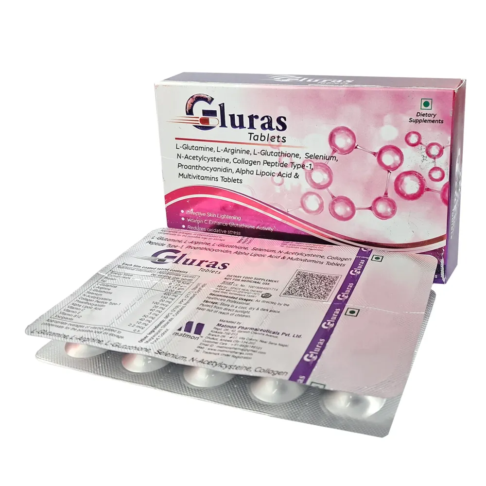 Gluras Tablets 30's – Skin Brightening & Antioxidant Support Supplement