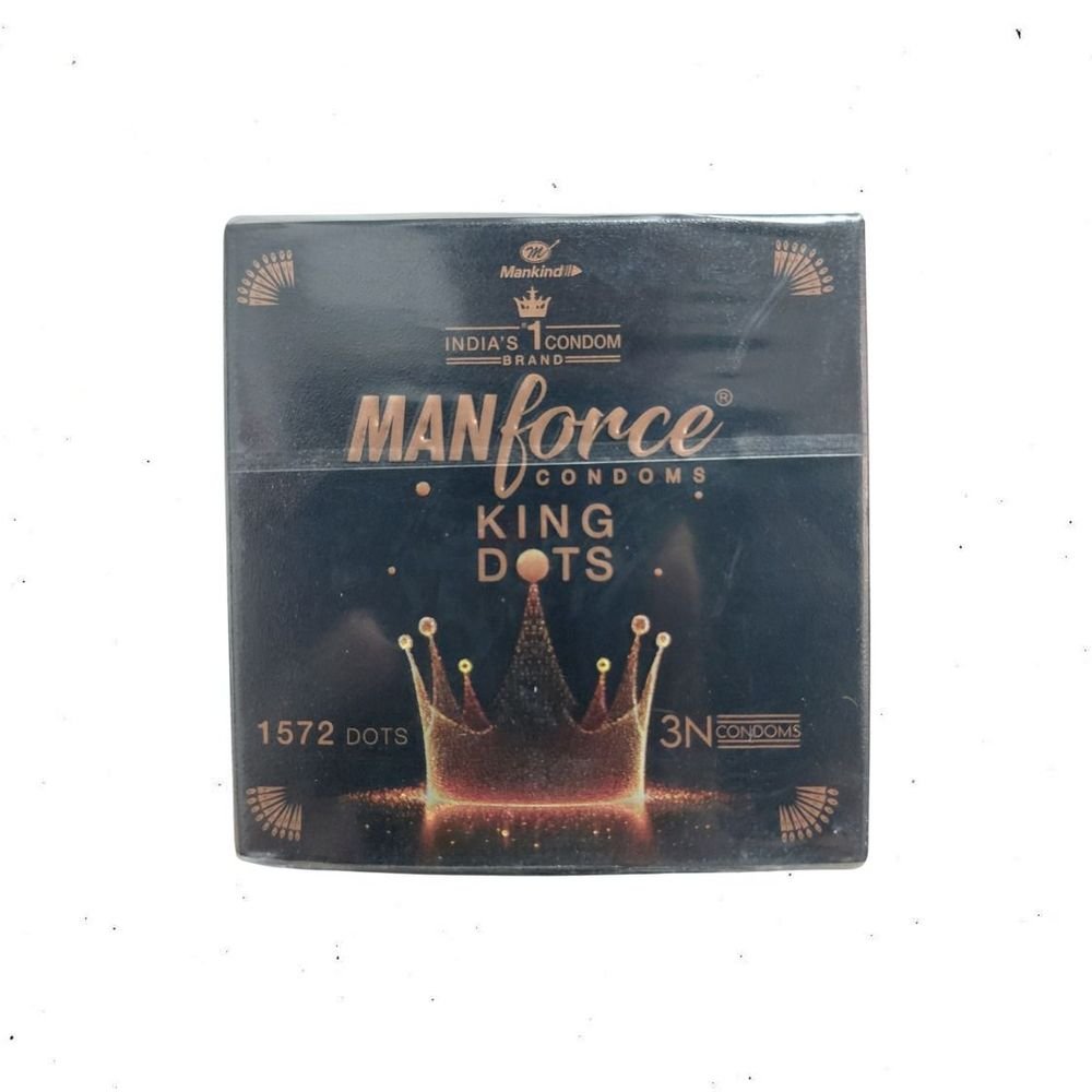 Manforce King Dot condom 3Pcs