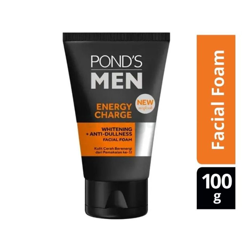 Pond's Men Energy Charge Brightening & Anti Dullness Facial Foam 100g
