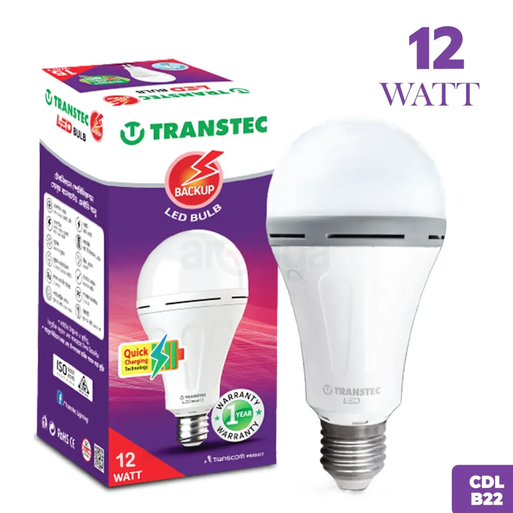 Transtec LED Backup Bulb 12WATT Cool Day Light (CDL-B22)
