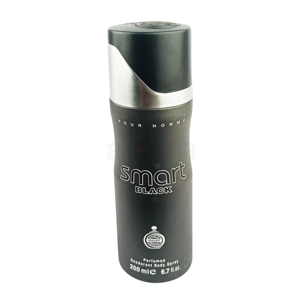 House of Smart Pour Homme Smart Black Perfumed Deodorant Body Spray for Men 200ml