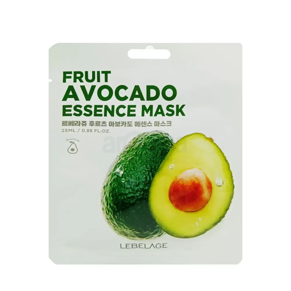 LEBELAGE Fruit Avocado Essence Mask 25ml-Deep Hydrating & Nourishing Sheet Mask