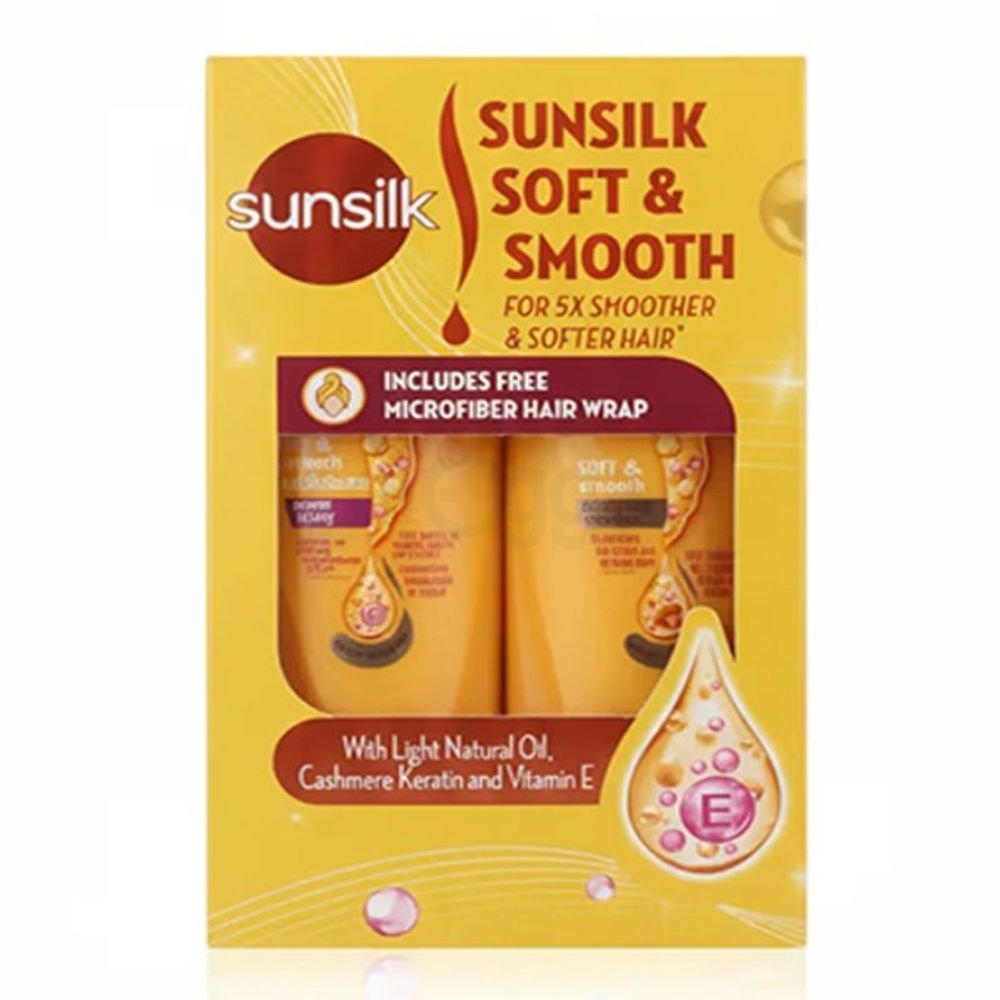 Sunsilk Soft & Smooth Shampoo 300ml + Conditioner 300ml Combo Set