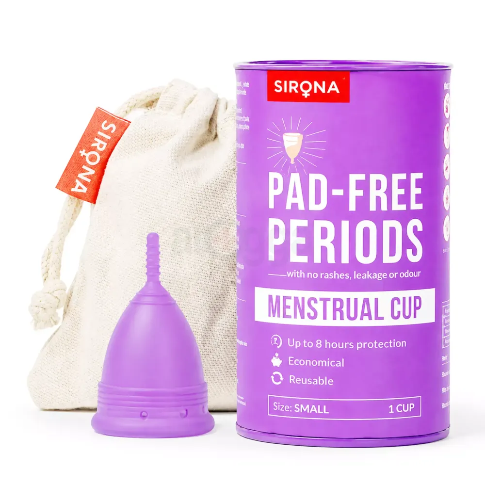 Sirona Pad-Free Periods Menstrual Cup for Women – Small Size