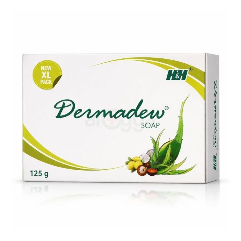 H&H Dermadew Moisturizing Cleansing Bar Soap 125g
