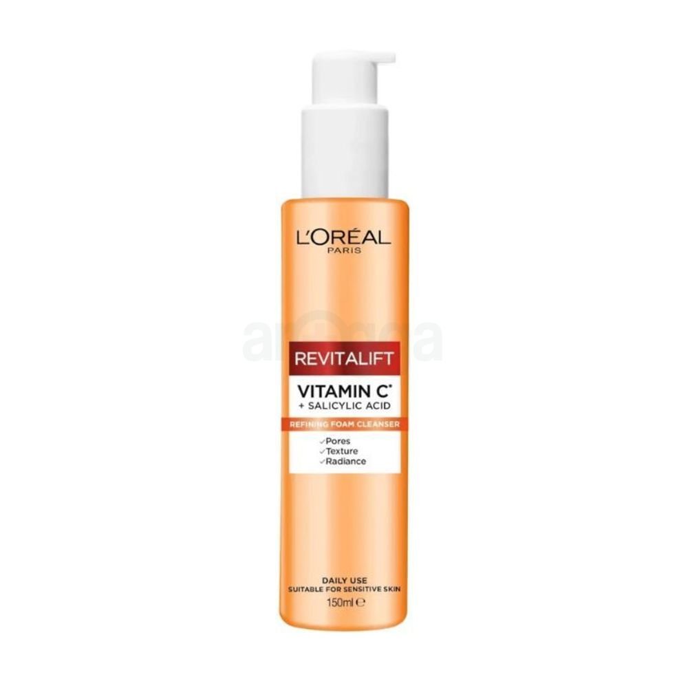 Loreal Revitalift Brightening Cleanser with Vitamin C + Salicylic Acid 150ml