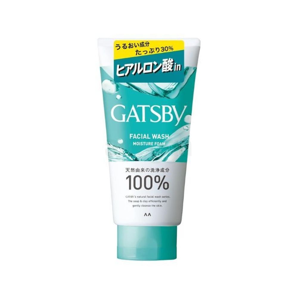 Gatsby Facial Wash Moisture Foam Hyaluronic Acid In 130g