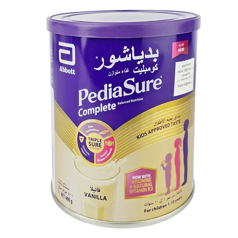 Pediasure Complete And Balance Nutrition Vanilla Flavour Formula Milk For 1-10 Years Old