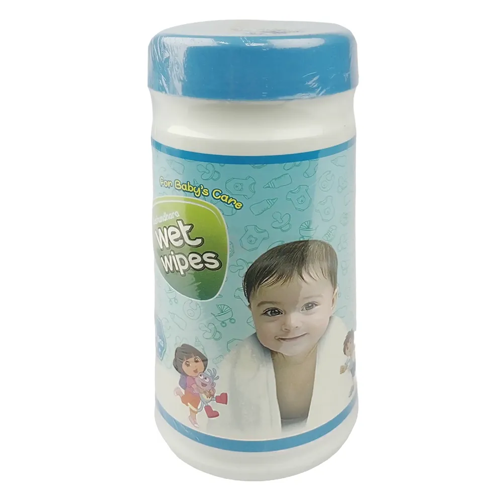 Bashundhara Wet Wipes Sky Blue 60pcs