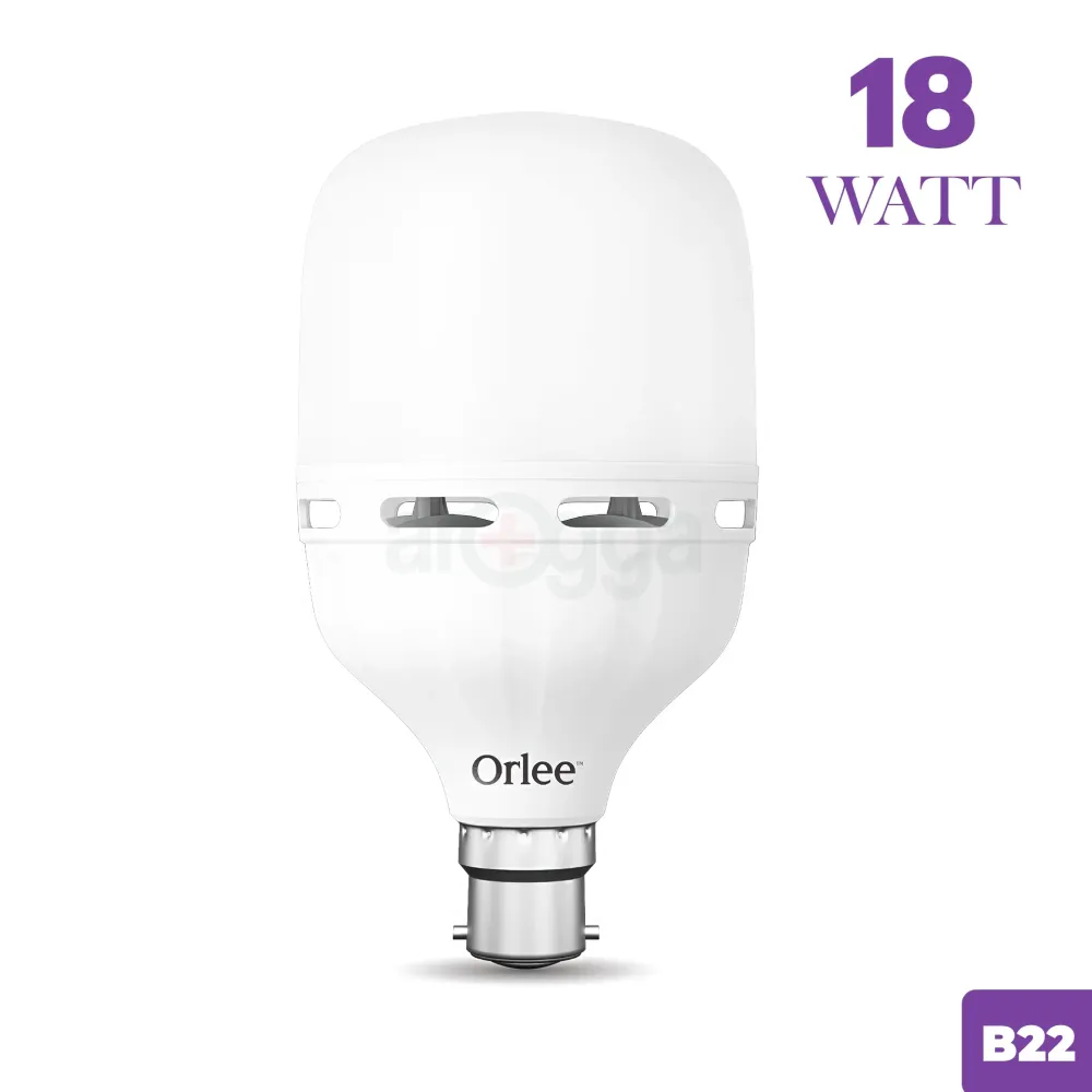 Orlee 18 Watt Rechargeable LED Emergency Light Bulb B22 (Daylight)