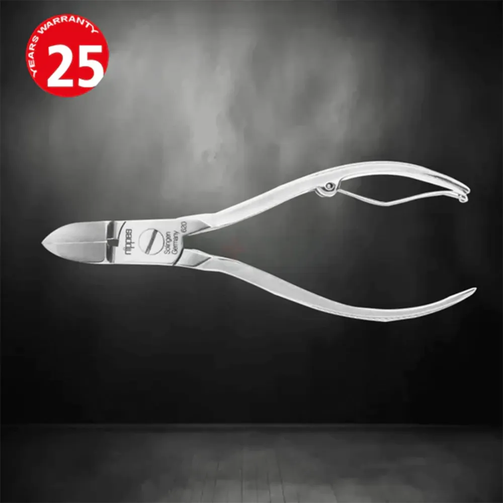 Nippes Solingen 620 Nail Nippers – Professional Pedicure Clippers, 13cm Lap Joint (Made in Germany)