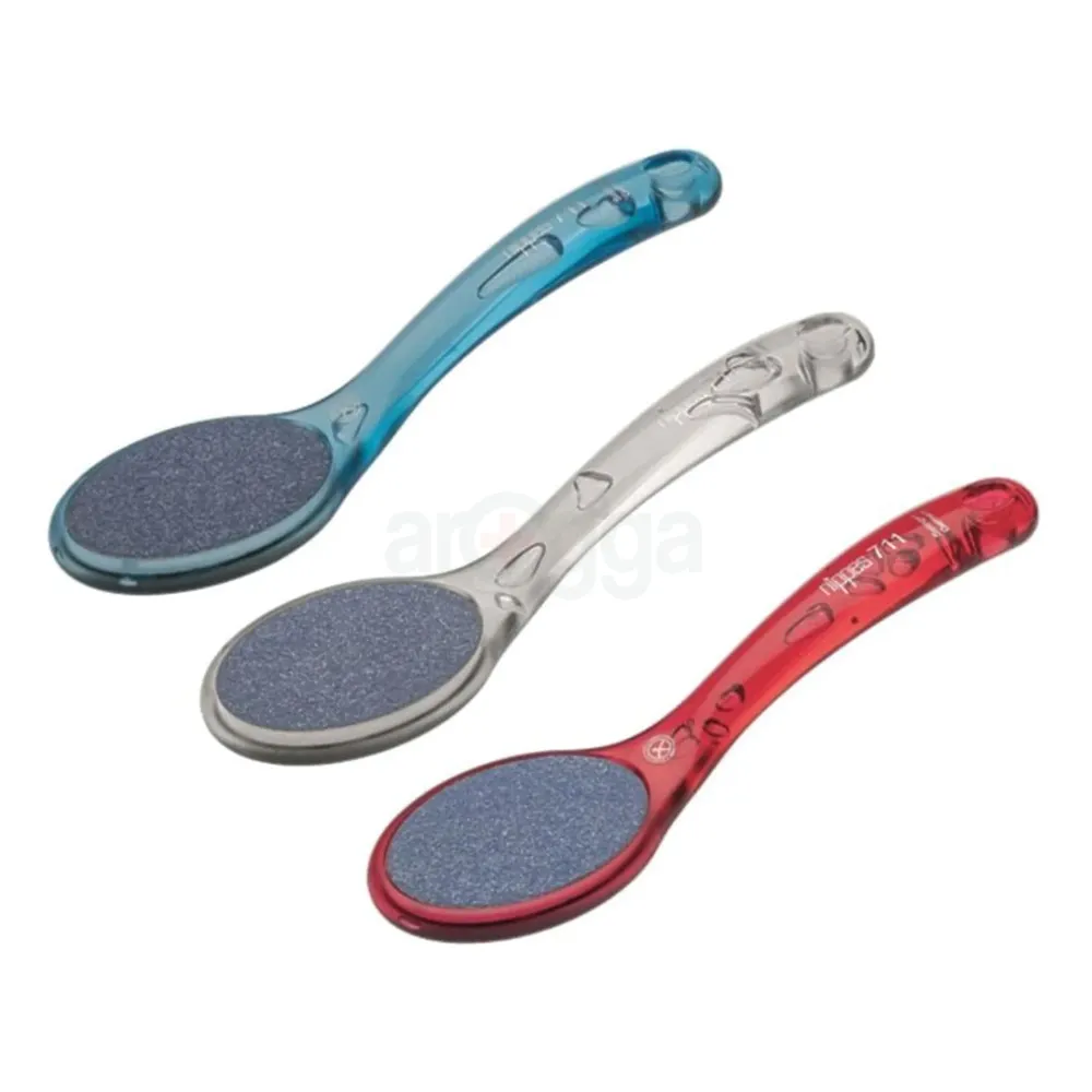 Nippes Solingen Ceramic Foot File 711KB – Smokey Foot Rasp for Rough Skin Removal 210 mm (Made in Germany)