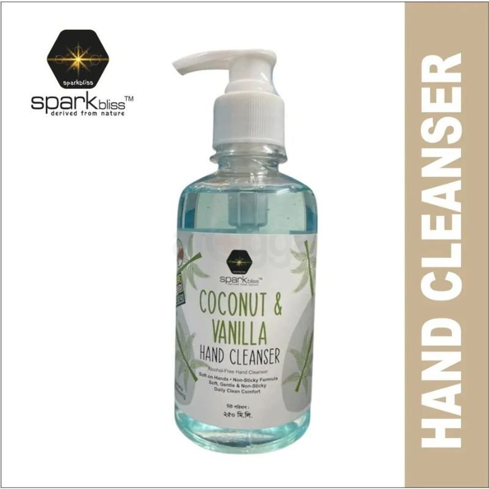 Sparkbliss Hand Cleanser Coconut Vanilla 250ml