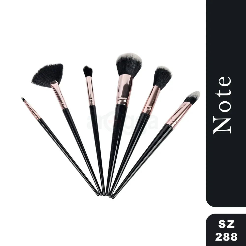 Note 6 piece Makeup Brush Set (SZ-288)